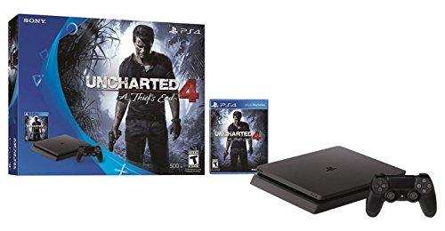 PlayStation VR Bundle 4 Items:VR Headset,Playstation Camera,PlayStation 4 Slim 500GB Console - Uncharted 4