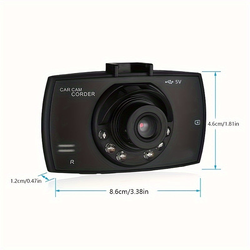 High-Definition Night Vision Dash Cam: Monitor Your Vehicle With Infrared Camera &amp; Display