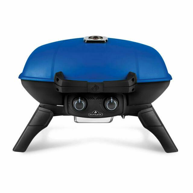 TQ285-BL-1TravelQ Portable Compact Outdoor Propane Gas Grill, Blue