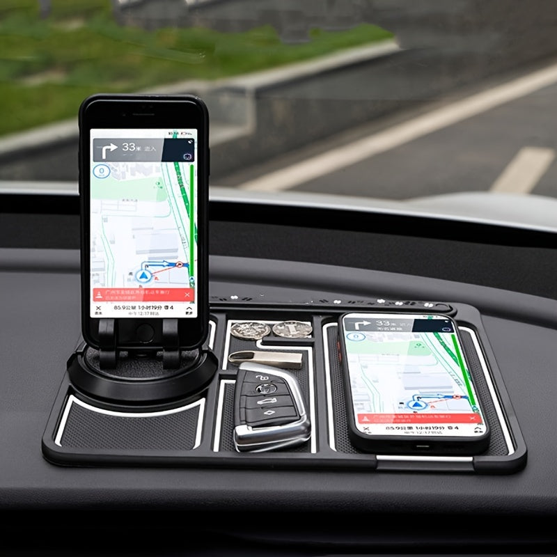 Multi-Functional Car Anti-Slip Mat, Auto Phone Holder Non Slip Sticky Anti Slide Dashboard Phone Mount Silicone Dashboard Car Pad Mat