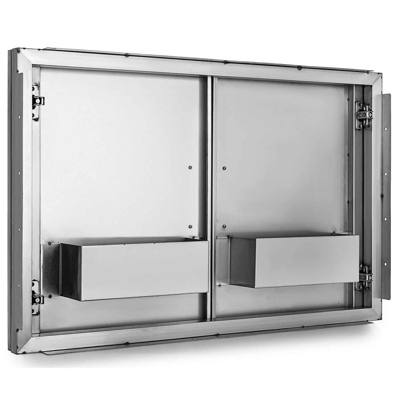 Outdoor Kitchen Drawer Door Access BBQ Drawer For Grill Flush Enclosed Drawer