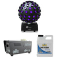 American DJ Starburst HEX LED Sphere Light and Hurricane 700 Fog Machine