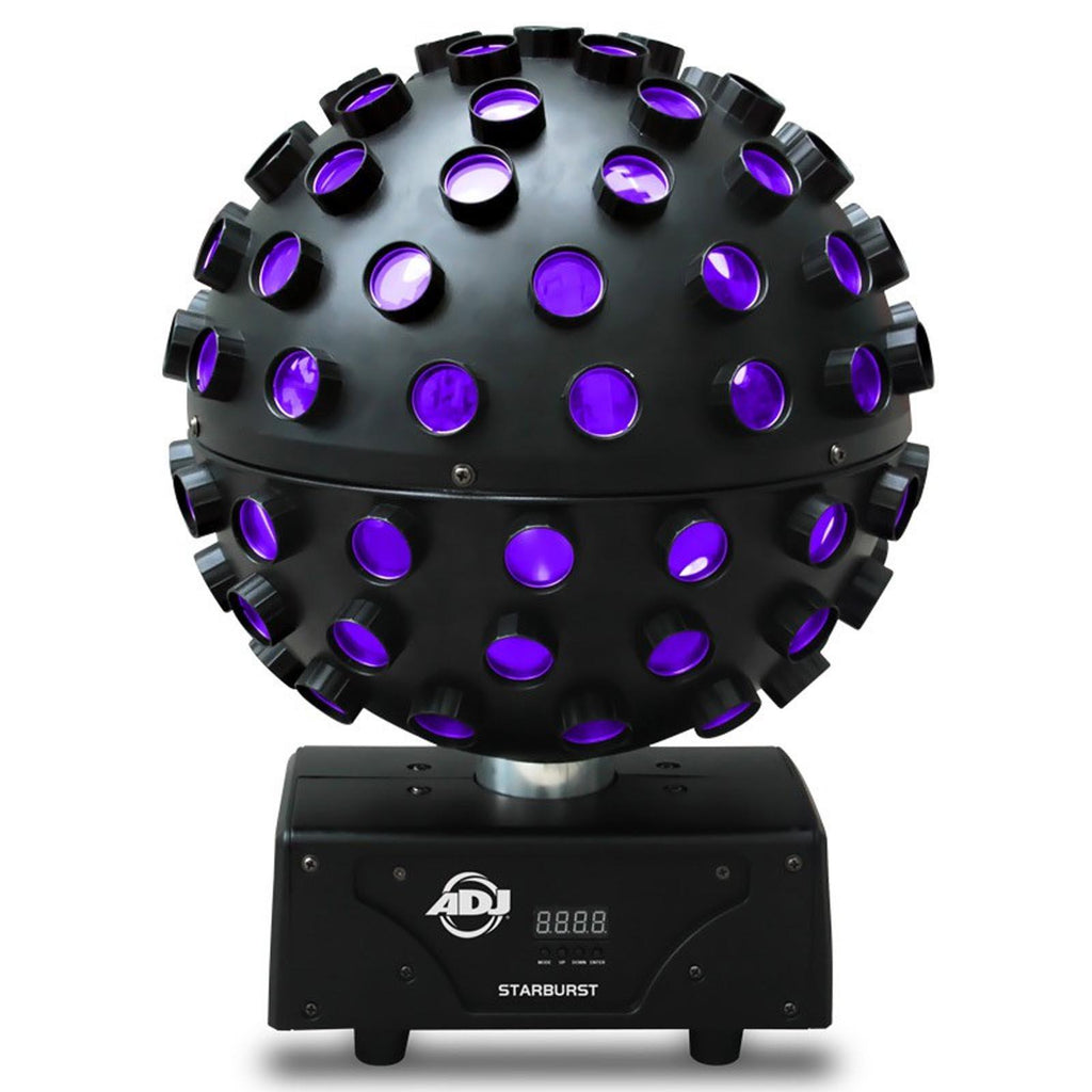 American DJ Starburst HEX LED Sphere Light and Hurricane 700 Fog Machine