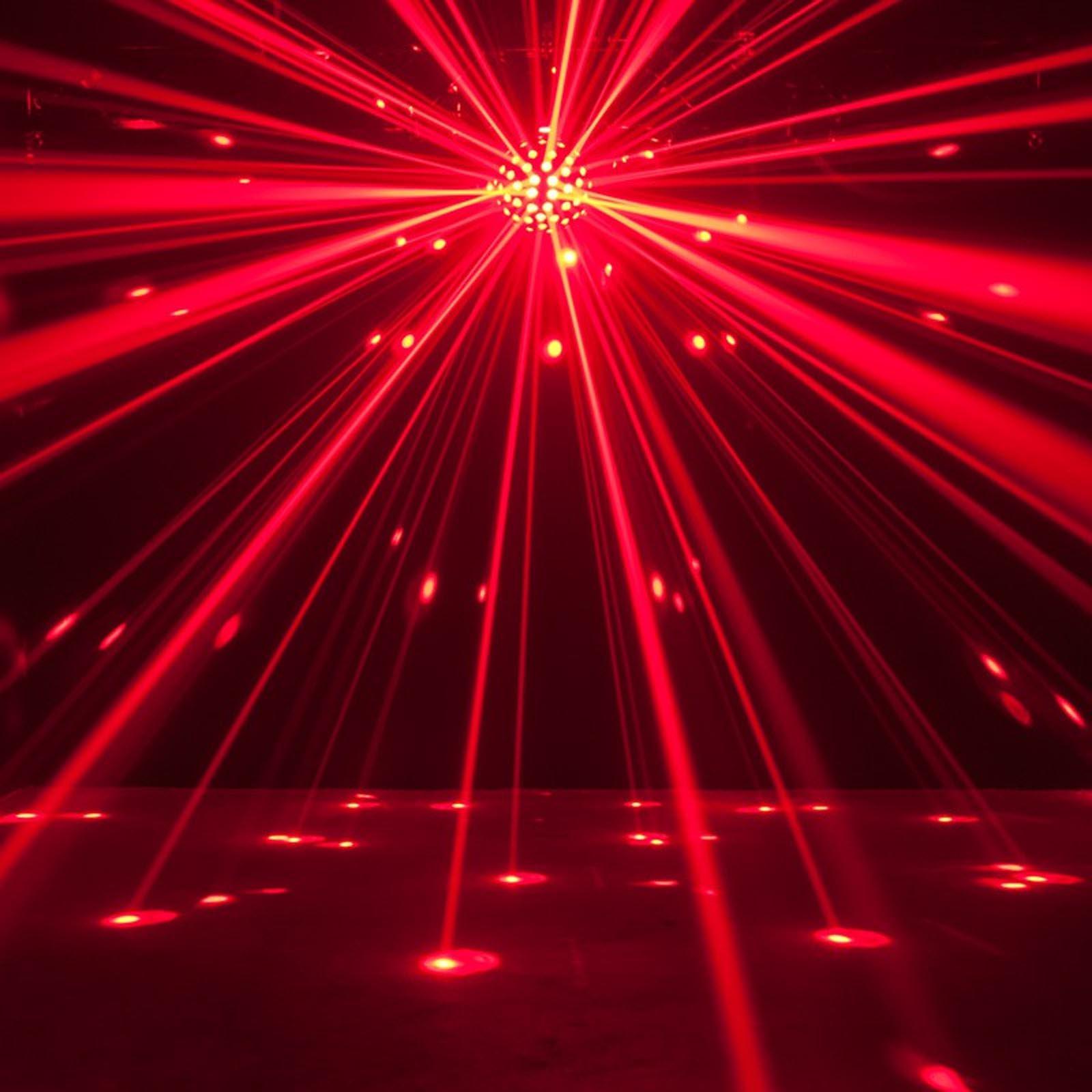 American DJ Starburst HEX LED Sphere Light and Hurricane 700 Fog Machine
