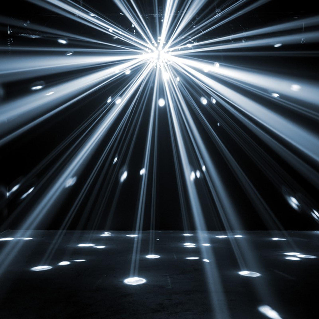 American DJ Starburst HEX LED Sphere Light and Hurricane 700 Fog Machine