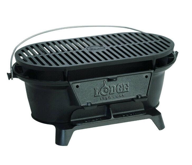 LODSPORTSMAN CAST IRON BBQ Grill Discontinued IN BOX Last Chance Ever!