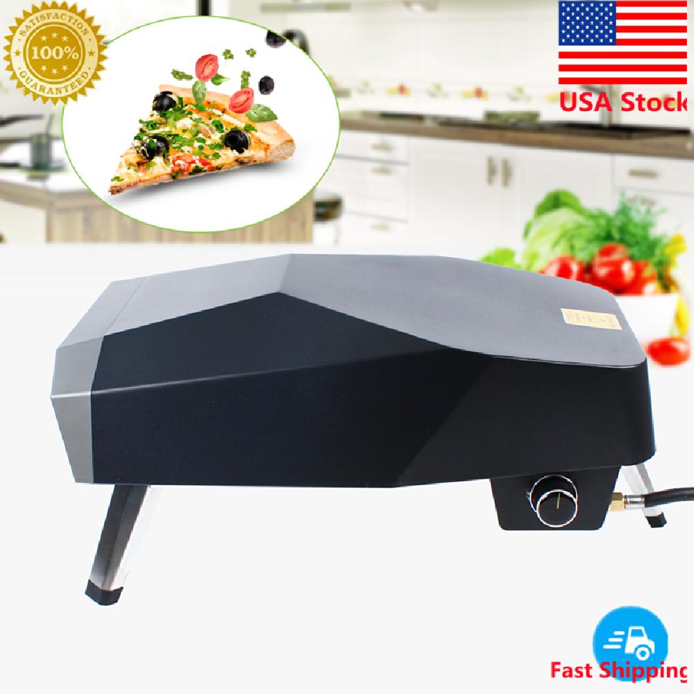 12" Portable Pizza Oven Grill Gas Powered Outdoor Pizza Oven with Pizza Shovel