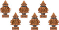 Little Trees Car Air Freshener 6-Pack (Bourbon)