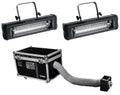 Chauvet DJ CUMULUS Fog Machine Fogger w/ Case+(2) Strobe Lights w/ Sound Sensors