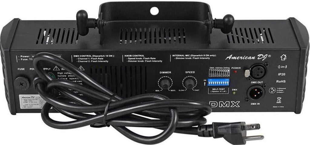 Chauvet DJ CUMULUS Fog Machine Fogger w/ Case+(2) Strobe Lights w/ Sound Sensors