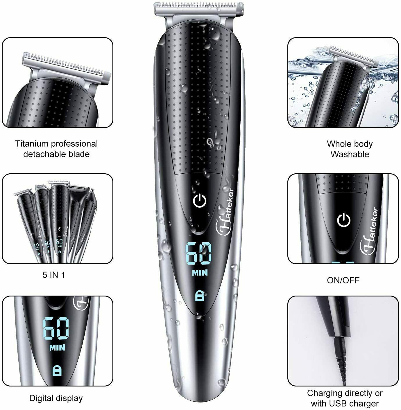 Trimmer Professional Mens, Machine Afeitar.Recarg