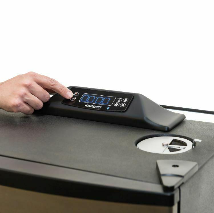 40-Inch Bluetooth Digital Electric Smoker in  Steel