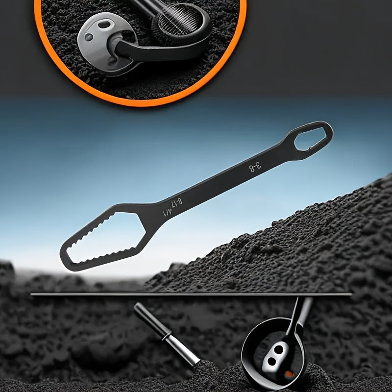 Upgrade Your Toolbox With This Universal Double-Head Torx Wrench - Adjustable From 3-17mm!