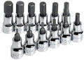 SK Hand Tool Socket Set– 19706 3/8-Inch Drive Metric Hex Bit Tool Case, 12-Piece Hand Tool Set. Corrosion Resistant Power Hand Tool