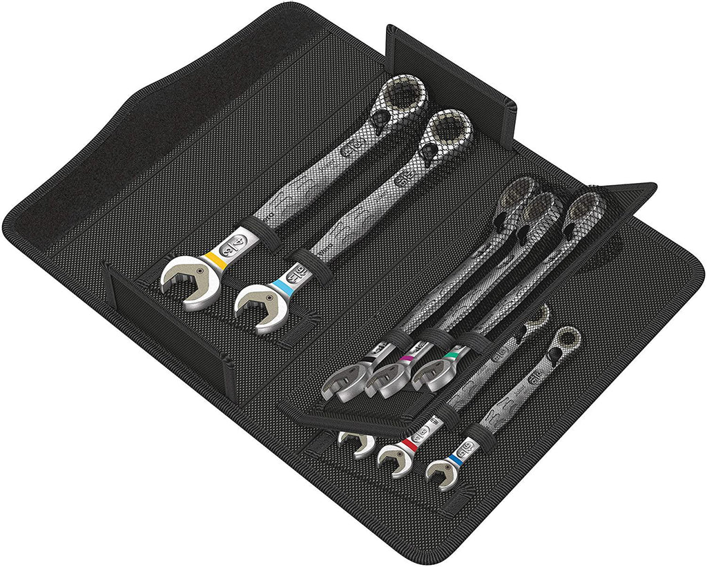 W05020093001 Joker Set of Ratcheting Combination Wrenches, Imperial, 8 Pieces