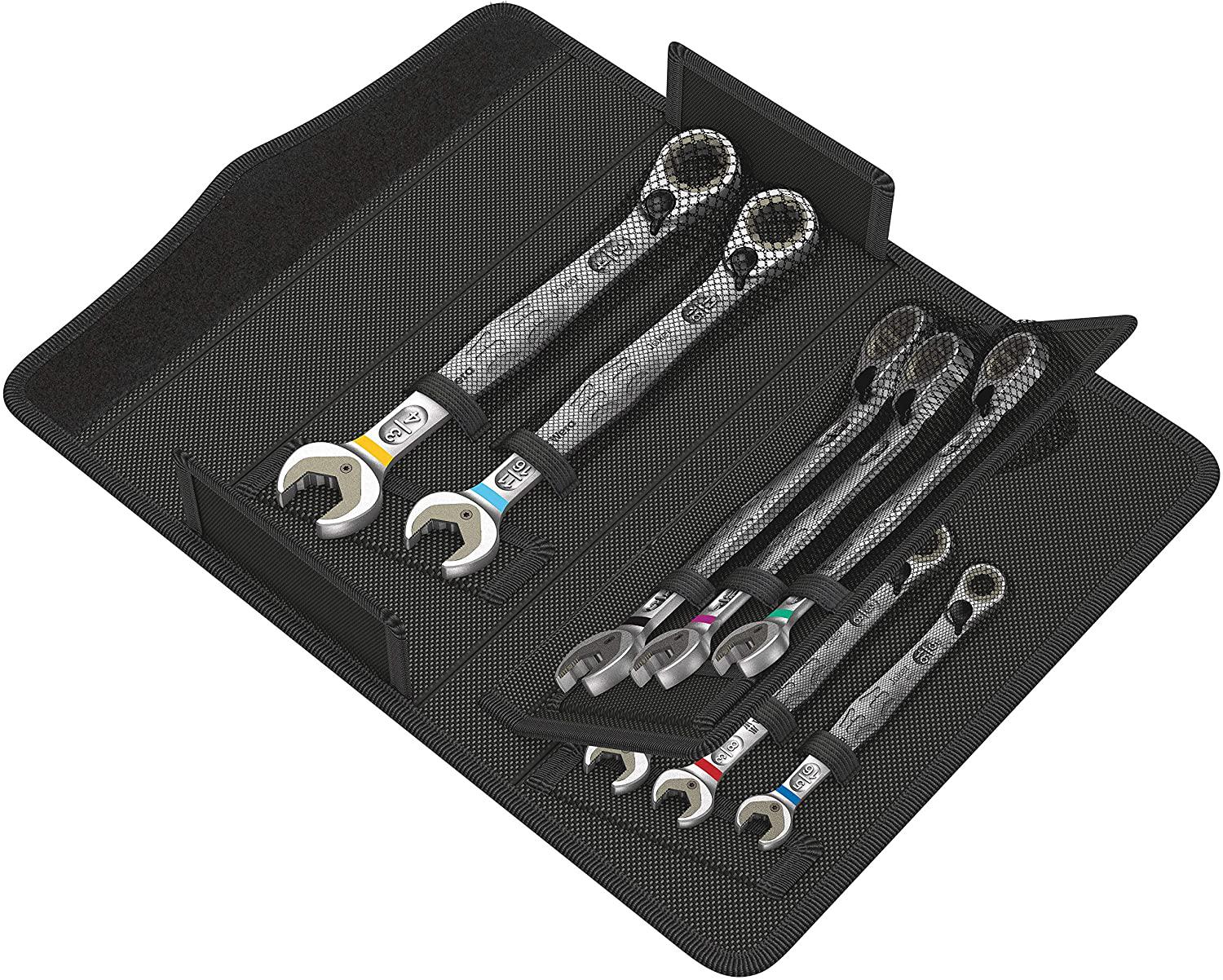 W05020093001 Joker Set of Ratcheting Combination Wrenches, Imperial, 8 Pieces