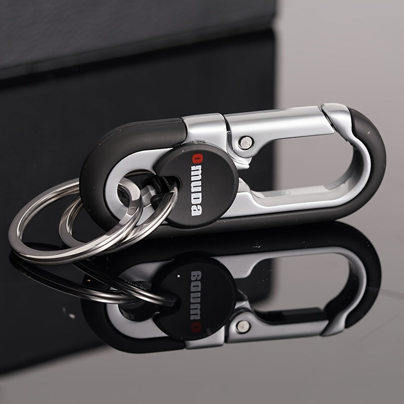 Upgrade Your Style with This High-Grade Metal Alloy Car Key Chain - Perfect for Men's Waist Hanging!
