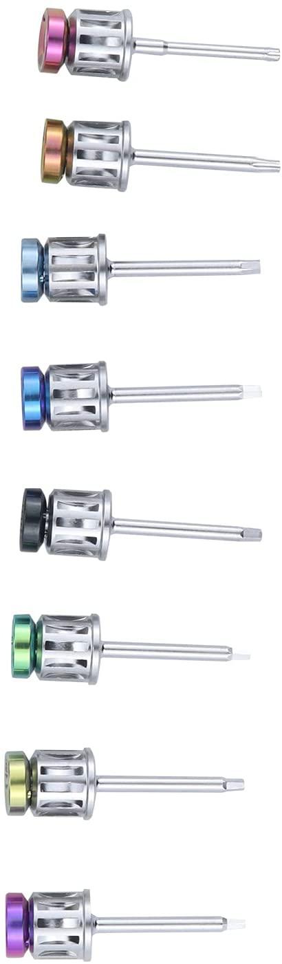 Universal Implant Repair Tool Kit with 16pcs Screwdrivers Colorful Prosthetic Kit Torque Wrench