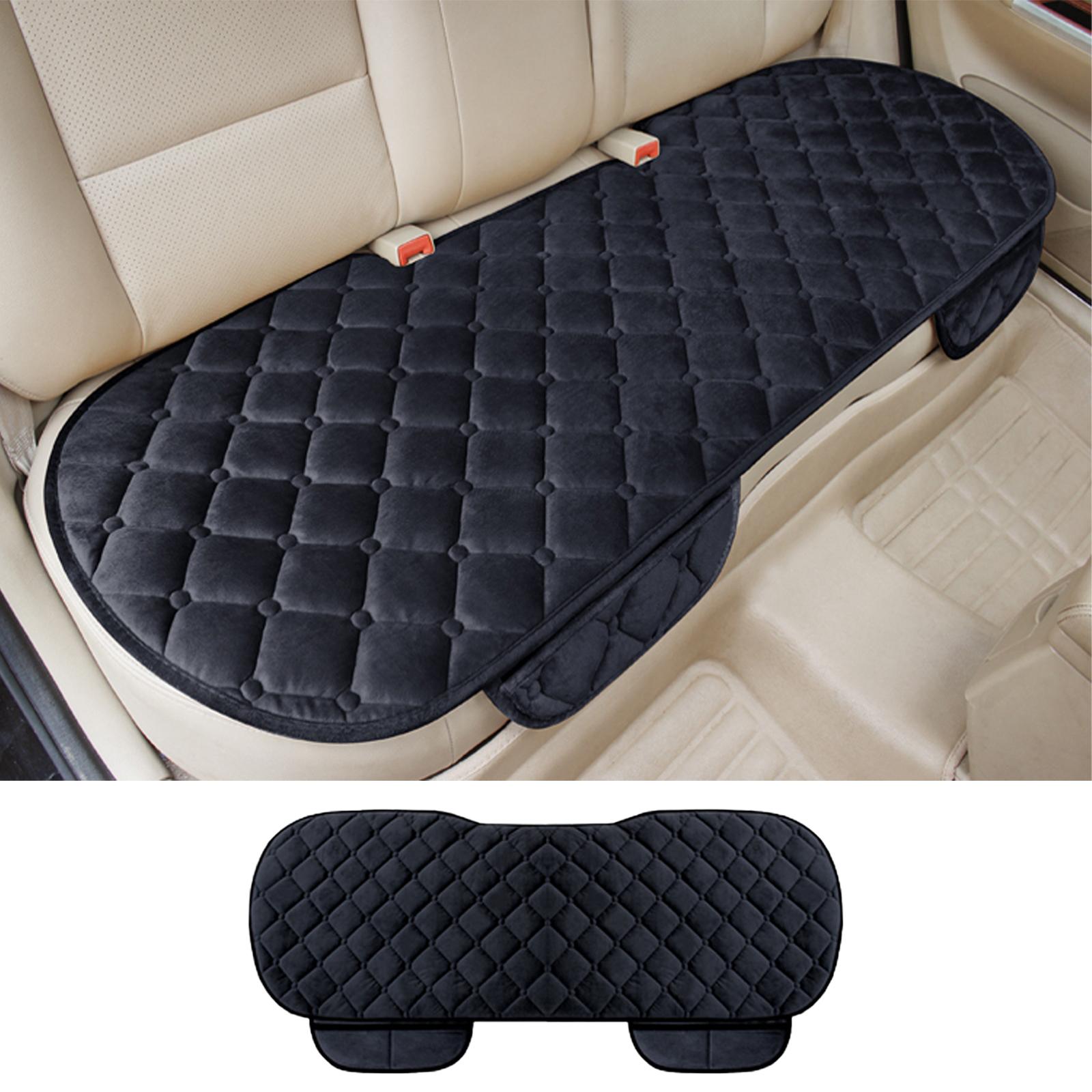 Car Back Seat Cover Plush Material Rear Back Row Protector Mat, Auto Chair Cushion Accessories, Car Back Row Seat Cushion
