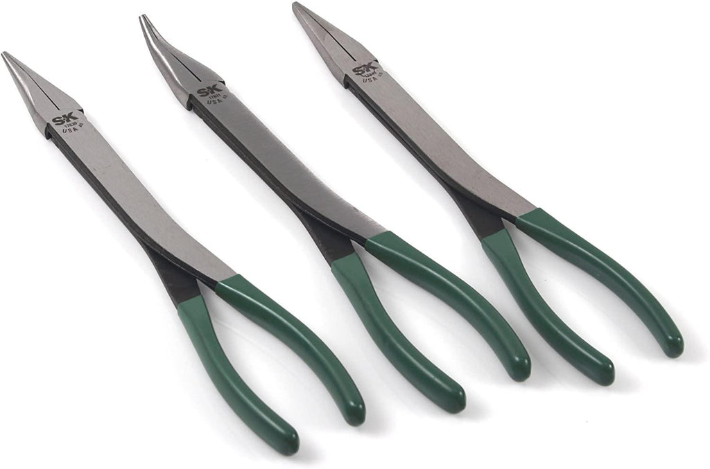 SK Hand Tool 17843 Extra Long Reach Pliers Set, 3-Piece
