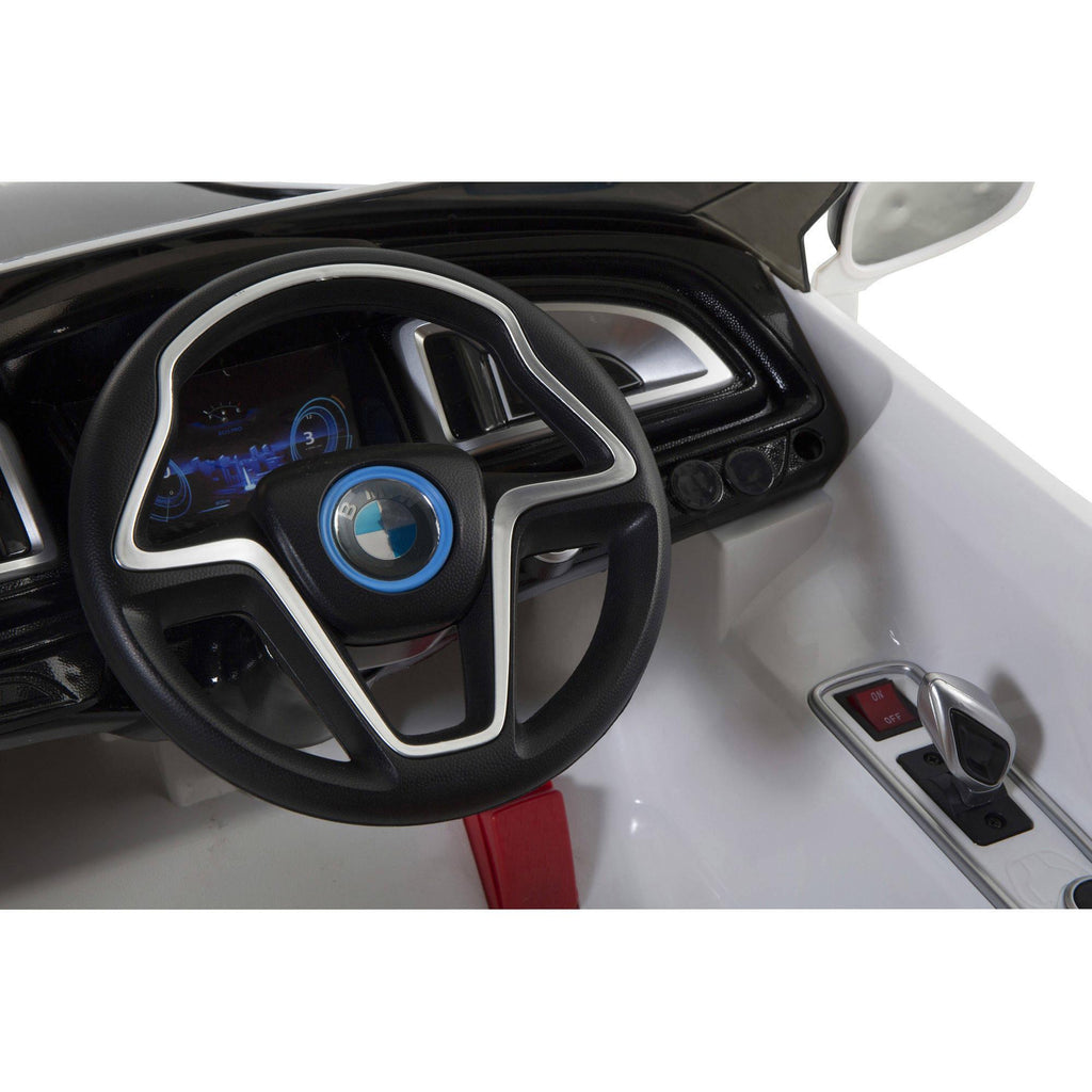 6 Volt Battery Authentic BMW i8 Concept Ride On Toy Car with worLED Headlights