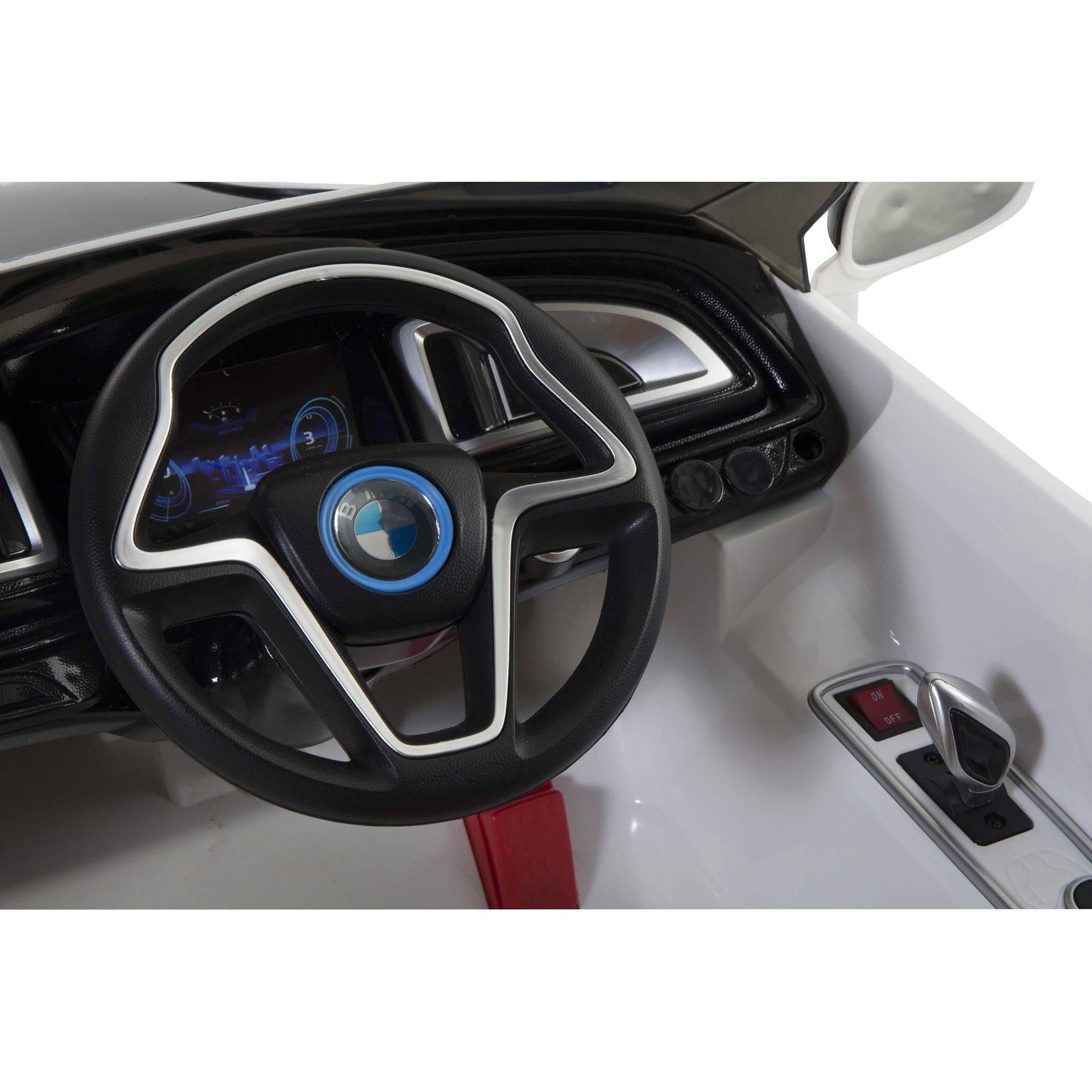 6 Volt Battery Authentic BMW i8 Concept Ride On Toy Car with worLED Headlights