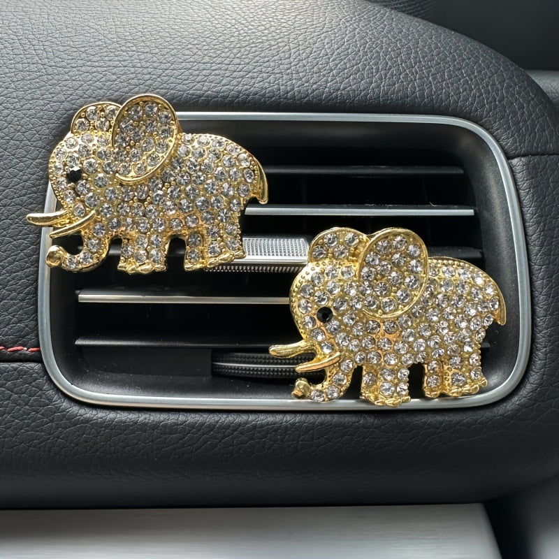 Elevate Your Car's Aroma With This Stylish Elephant Car Air Vent Perfume Clip