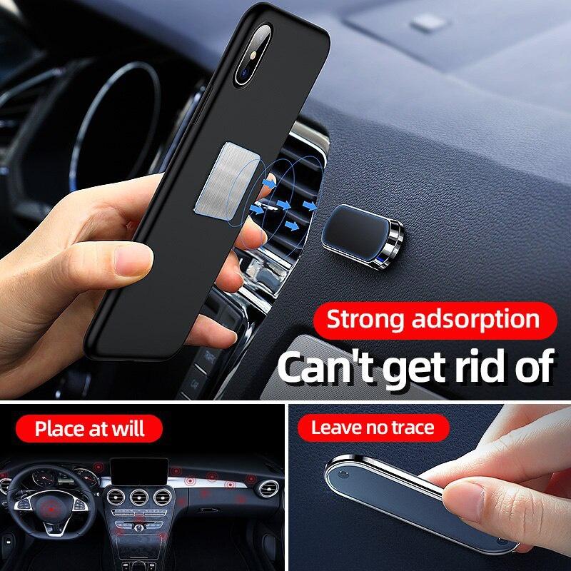 Magnetic Car Phone Holder Universal Paste Holder Stand For  Samsung Xiaomi Phone Holder Stand Car Mount Dashboad