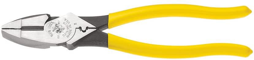 Klein+Tools+D213-9NE-CR+Side+Cutting+Pliers%2c+High-Leverage%2c+9-In.+-+Quantity+66