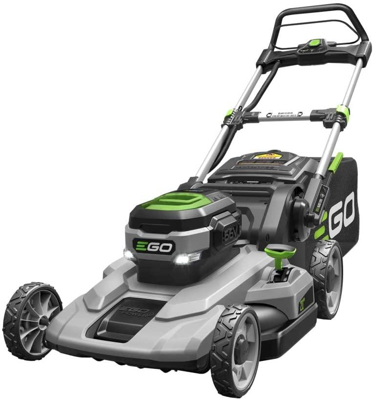 EGO Power+ LM2101 21-Inch 56-Volt Lithium-ion Cordless Lawn Mower 5.0Ah Battery and Rapid Charger Included