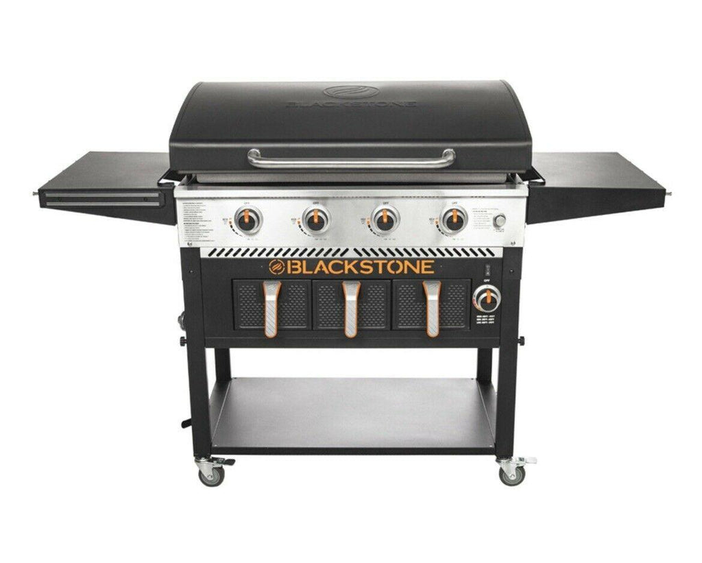 4 Burner 36 inch Griddle with Air Fryer and Hood - Brand In Box!