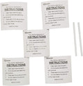5 pack of tpu pool patch repair kit for air mattress, swimming pool, bounce house, tent, canvas, canopy, pool floats, tubes air bed and inflatable toys with 2 pieces of plastic deflate tubing
