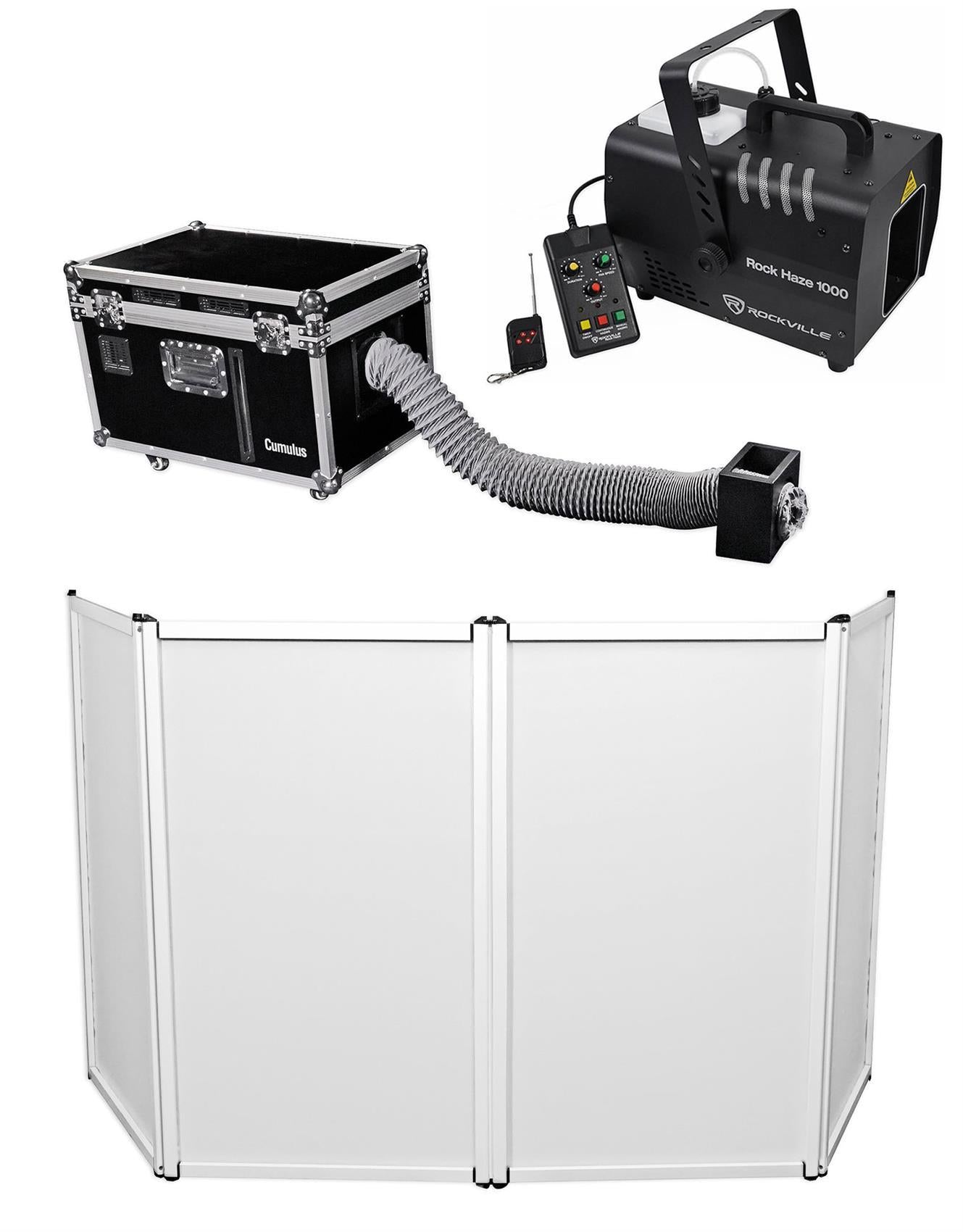 Chauvet DJ CUMULUS Fog Machine Pro DMX Fogger w/ Case+Facade+Hazer