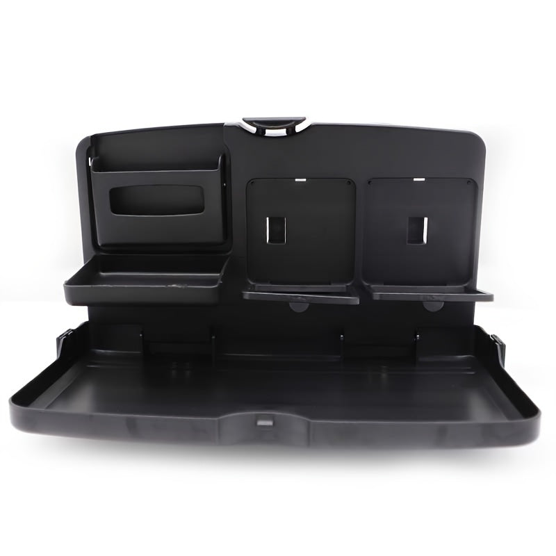 Upgrade Your Car's Interior with this Multifunctional Tray Desk - Perfect for Eating, Drinking, and Storing!