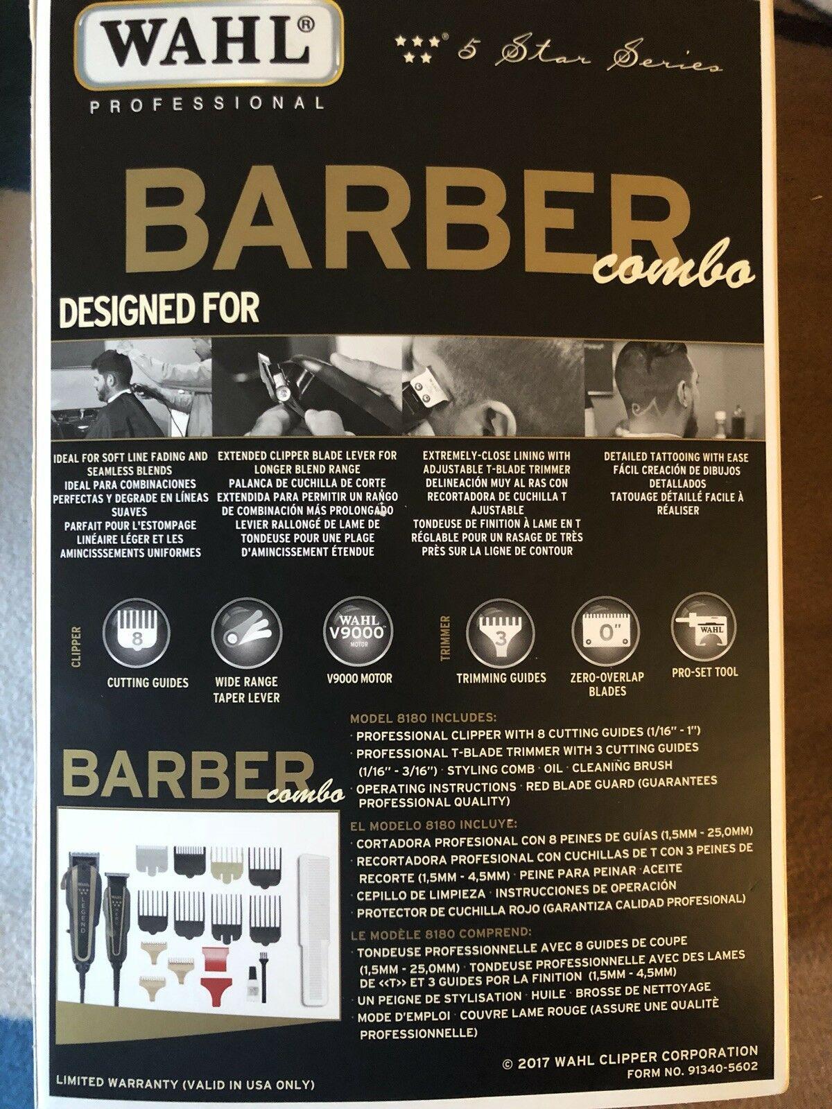 wahl 5 star Barber Duo