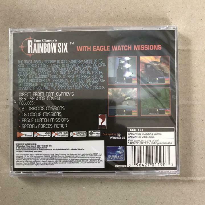 Rainbow Six North American Version Dreamcast