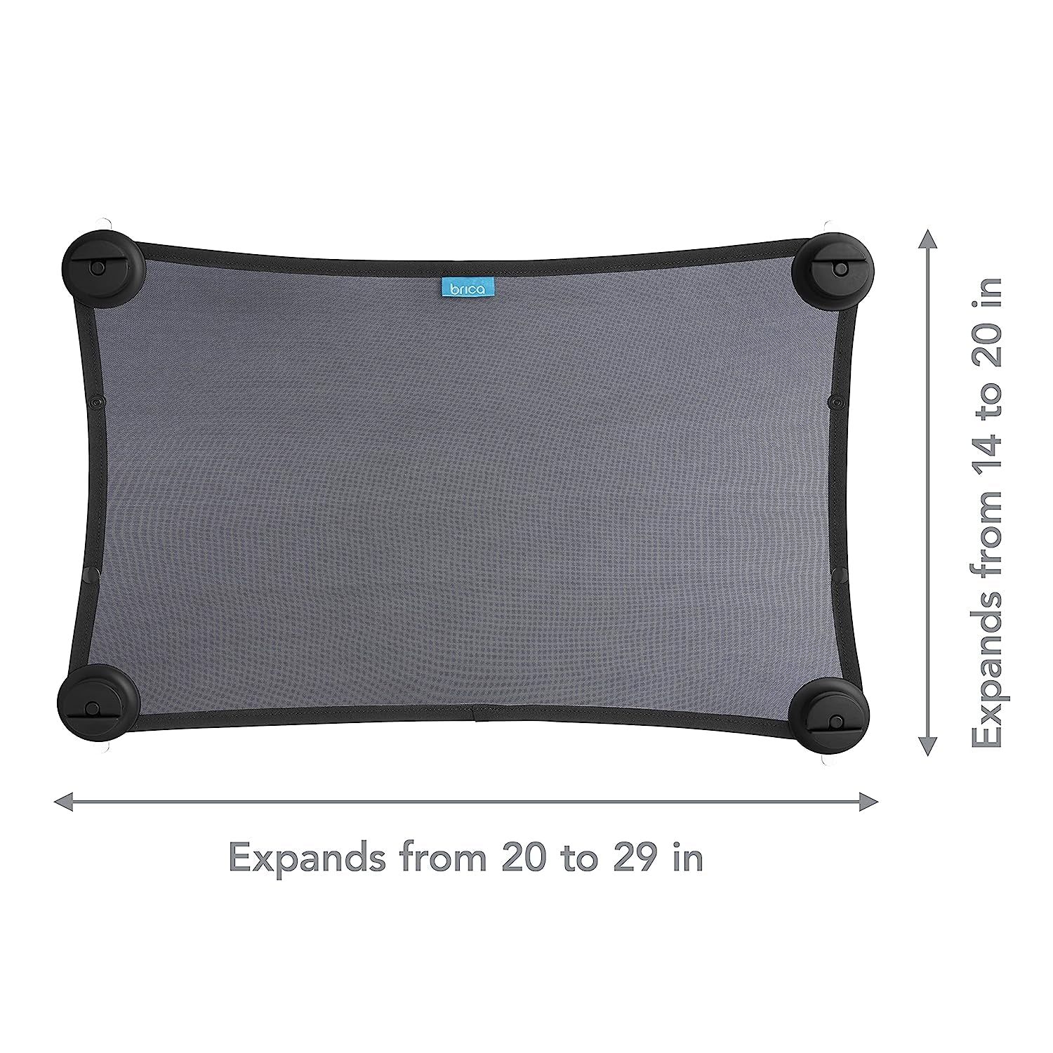 MunchkinBricaStretch to FitCar Window Sun Shade, Helps Block UVA/UVB Rays