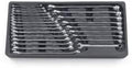 24 Piece SAE/Metric Long Pattern Combination Non-Ratcheting Wrench Set Tools Equipment Hand Tools
