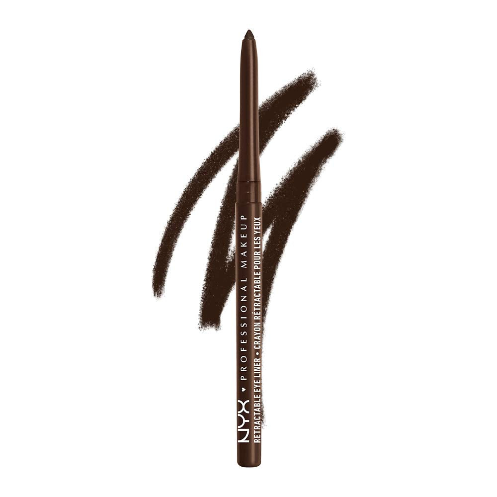 NYX PROFESSIONAL MAKEUP Epic Ink Liner, Waterproof Liquid Eyeliner-Black, Vegan Formula &amp; Mechanical Eyeliner Pencil, Brown &amp; Mechanical Eyeliner Pencil, Black