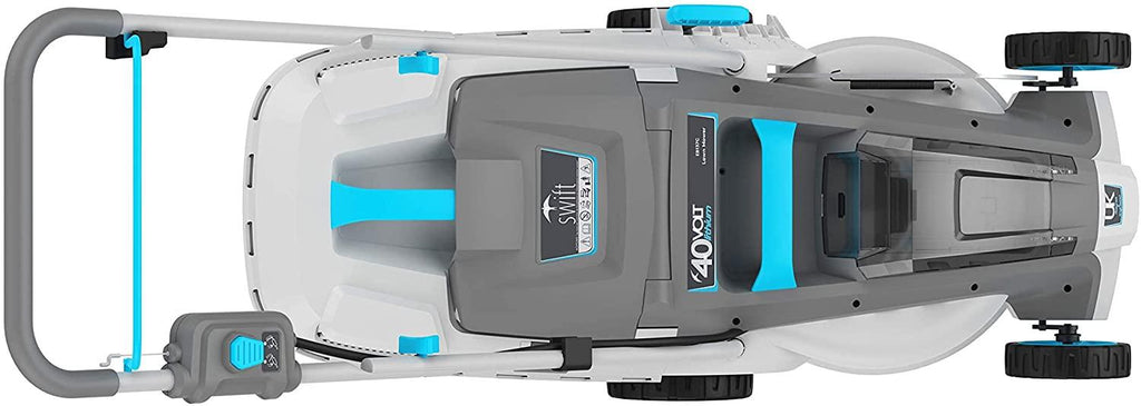 Cordless Lawn Mower, 18 Inch Lightweight Lawn Mower, 40V Lithium-ion Lawnmower w/Brushless Motor, 5 Cutting Heights Adjustable -Low Noise 2 in 1 Push Mower