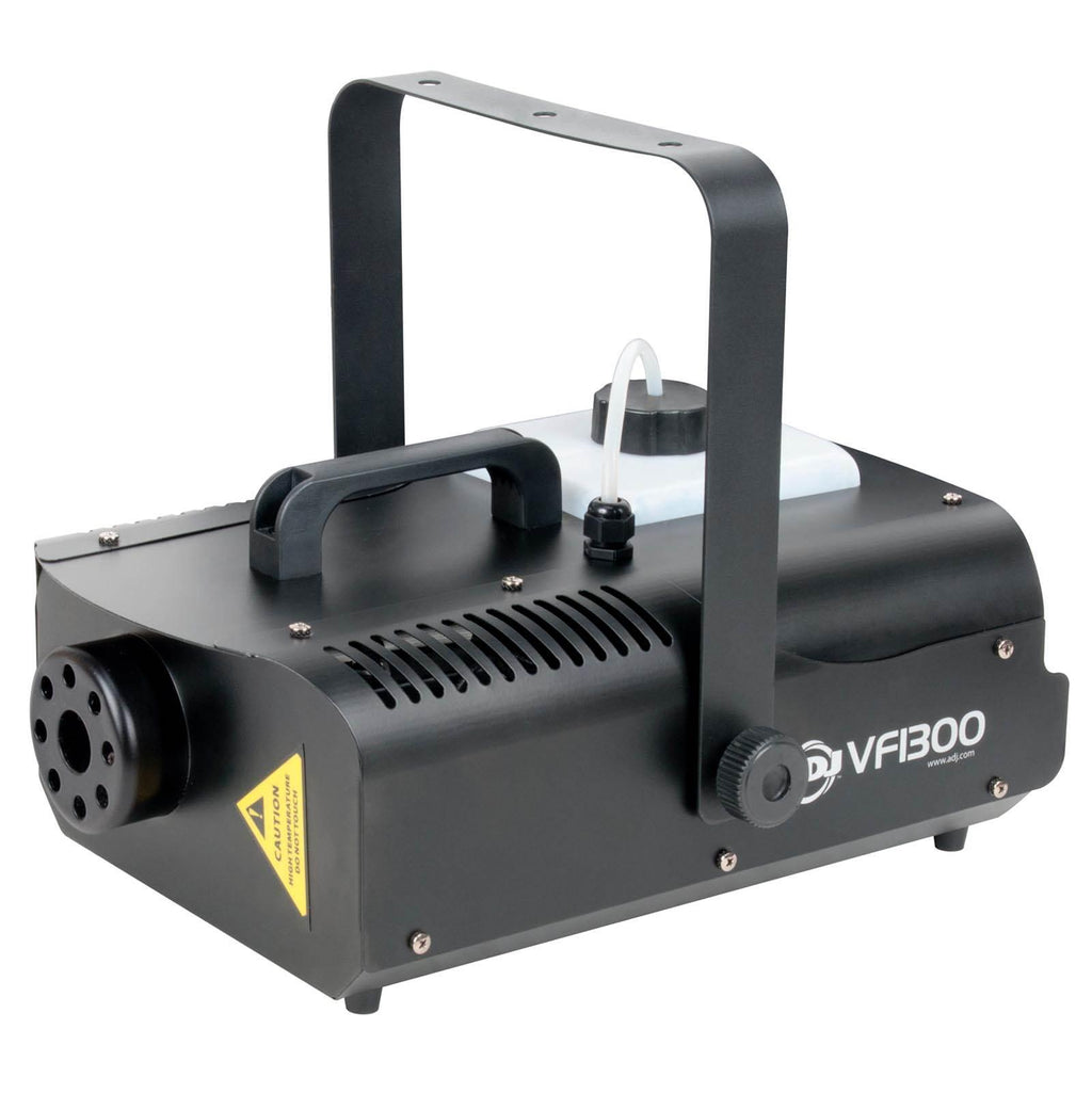 American DJ 1300 Watt 2.3 L Tank Mobile Fog Machine w/ Remote Controls (2 Pack)