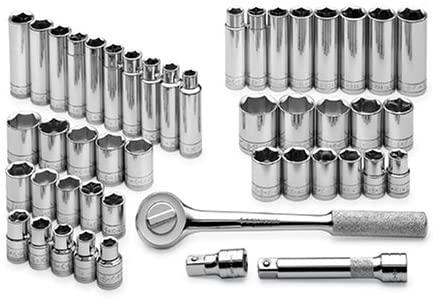 SK 4147-6 47 Piece 1/2-Inch Drive 6 Point Standard and Metric Socket Super Set