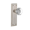 York Plate 2-3/8 in. Backset Satin Nickel PassaHall/Closet Waldorf Door Knob