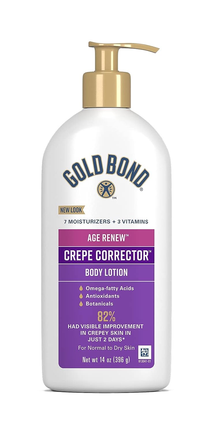 Gold Bond Age Renew Crepe Corrector Body Lotion, Replenishing &amp; Smoothing Formula, 14 oz.