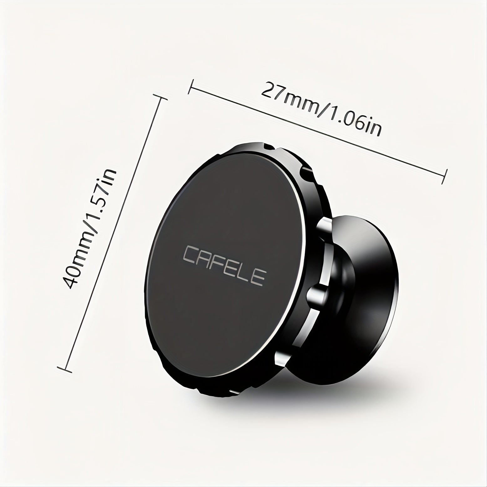 Cafele Universal Magnetic Car Phone Holder For All Phone Models Car Alloy Phone Holder Car Dashboard Phone Magnet Holder