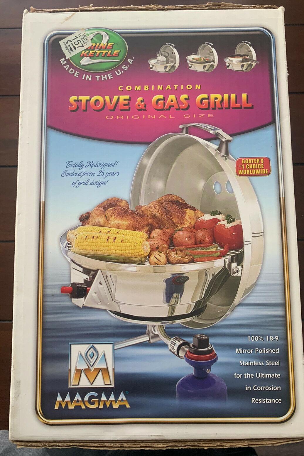 Marine Kettle 2 Original Size A10-207 Combo Stove & Gas Grill New/Sealed