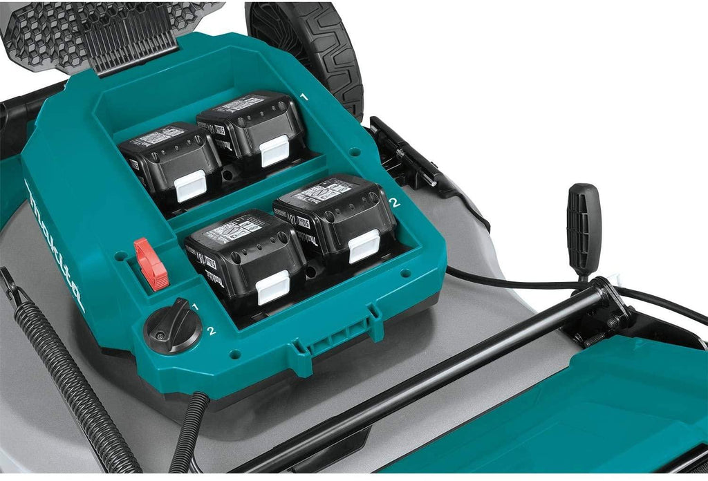 Makita XML07PT1 36V (18V X2) LXT Brushless 21" Commercial Lawn Mower Kit with 4 Batteries (5.0Ah), Teal
