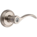 PrestiTobin Satin Nickel Entry Door Lever Featuring SmartKey Security