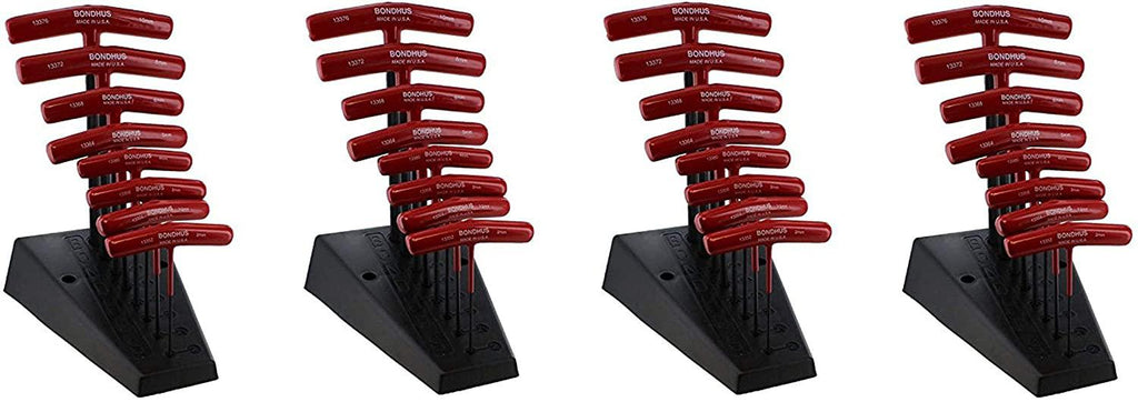 Bondhus 13389 Set of 8 Hex T-handles w/Stand, sizes 2-10mm (Fоur Расk)