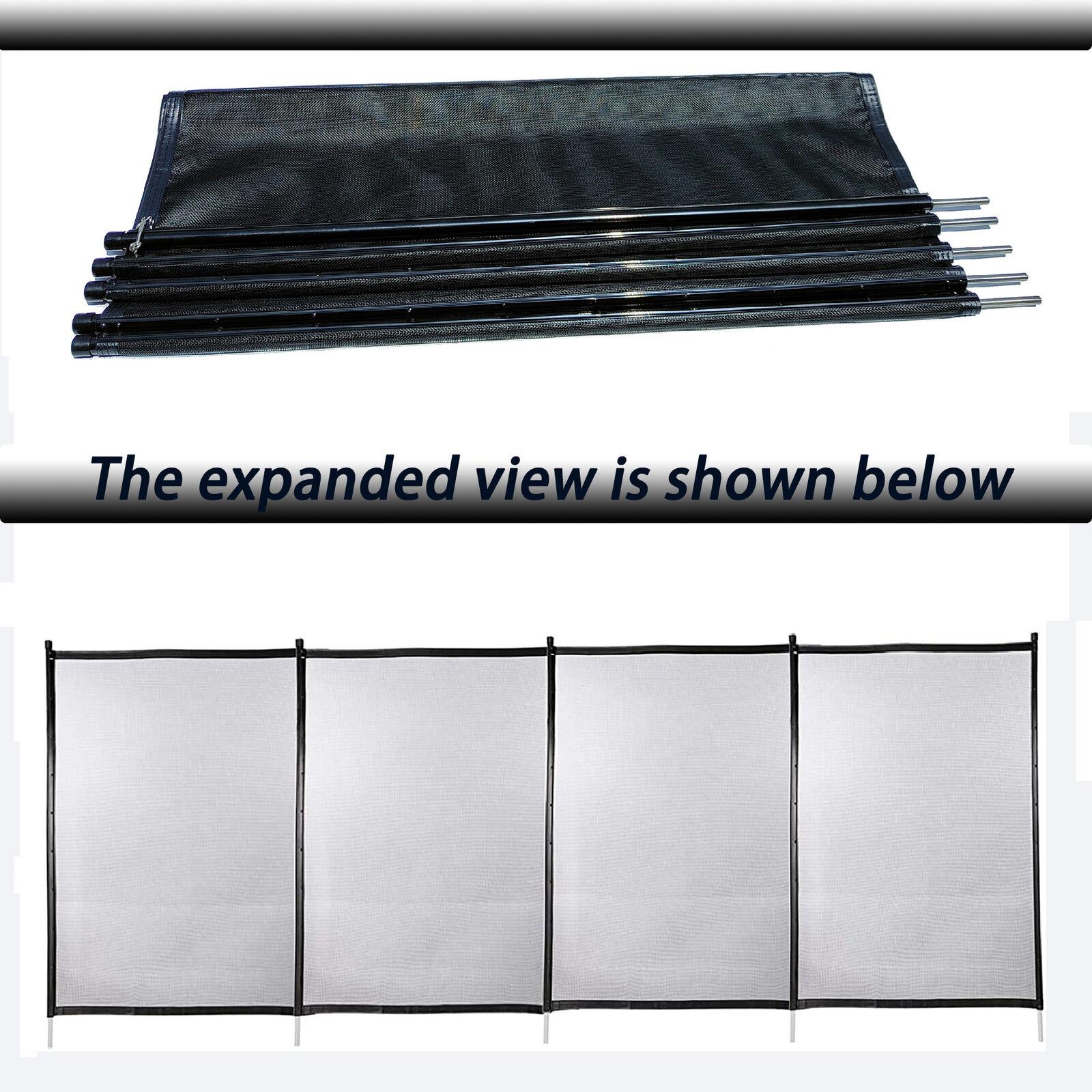 Pool Fences 4'x48' In-Ground Swimming Pool Sectional Kit Removable Mesh Barrier